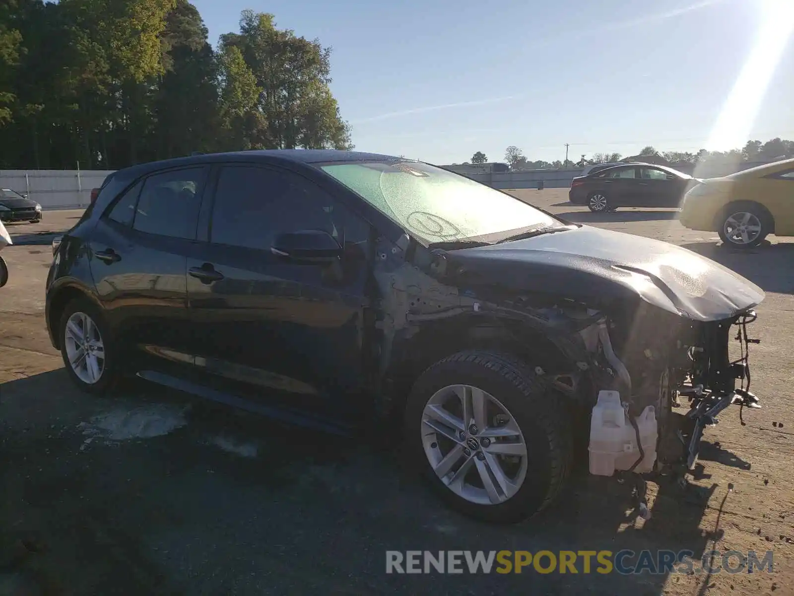 1 Photograph of a damaged car JTNK4RBE9K3034025 TOYOTA COROLLA 2019