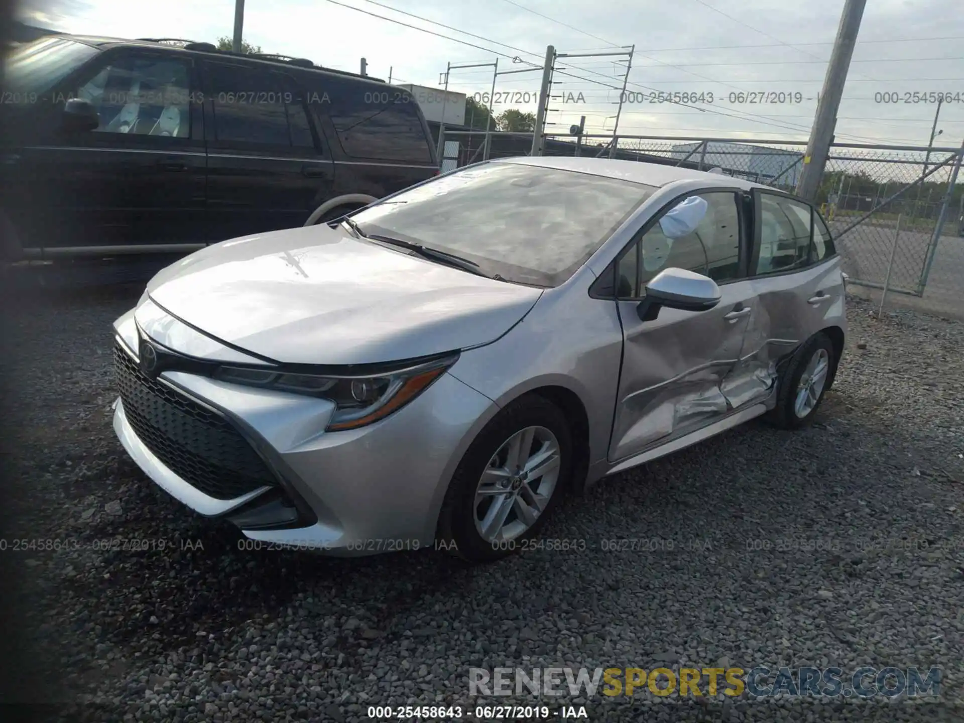 2 Photograph of a damaged car JTNK4RBE9K3034851 TOYOTA COROLLA 2019