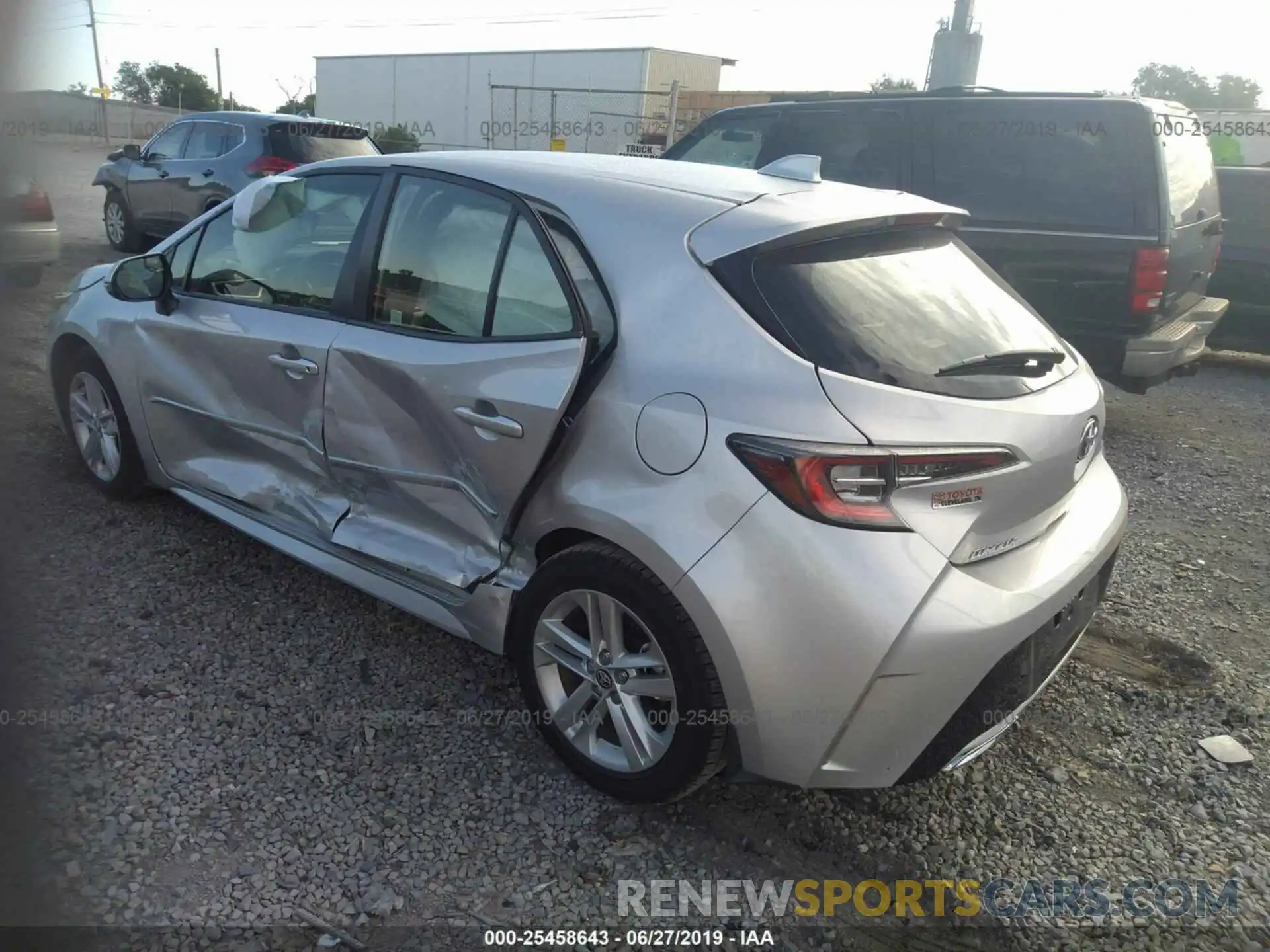 3 Photograph of a damaged car JTNK4RBE9K3034851 TOYOTA COROLLA 2019