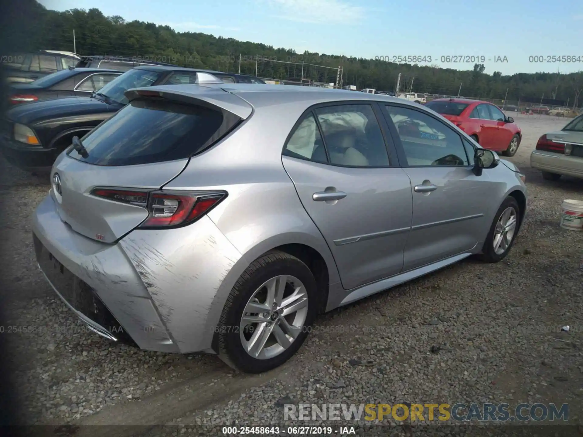 4 Photograph of a damaged car JTNK4RBE9K3034851 TOYOTA COROLLA 2019