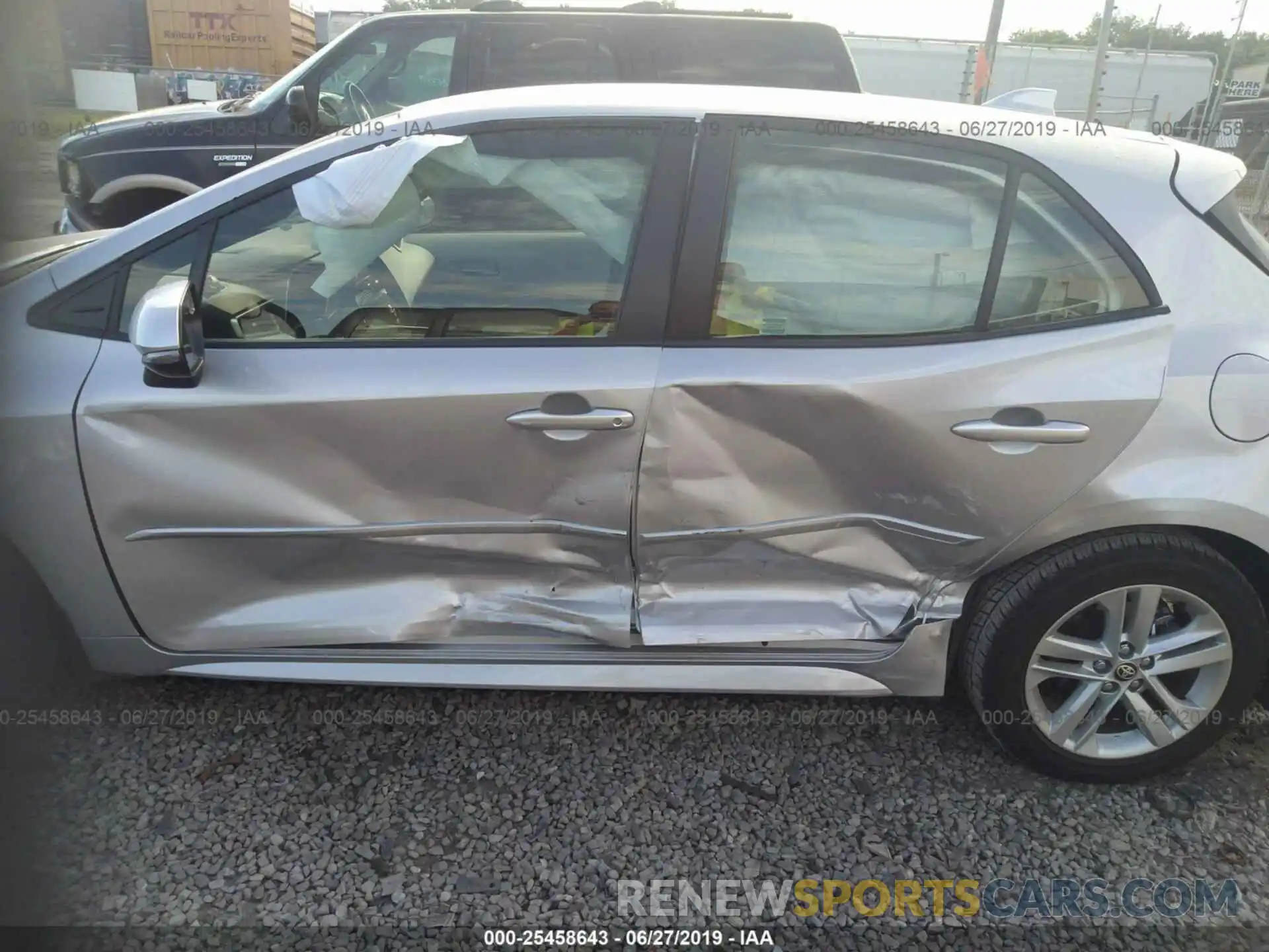 6 Photograph of a damaged car JTNK4RBE9K3034851 TOYOTA COROLLA 2019