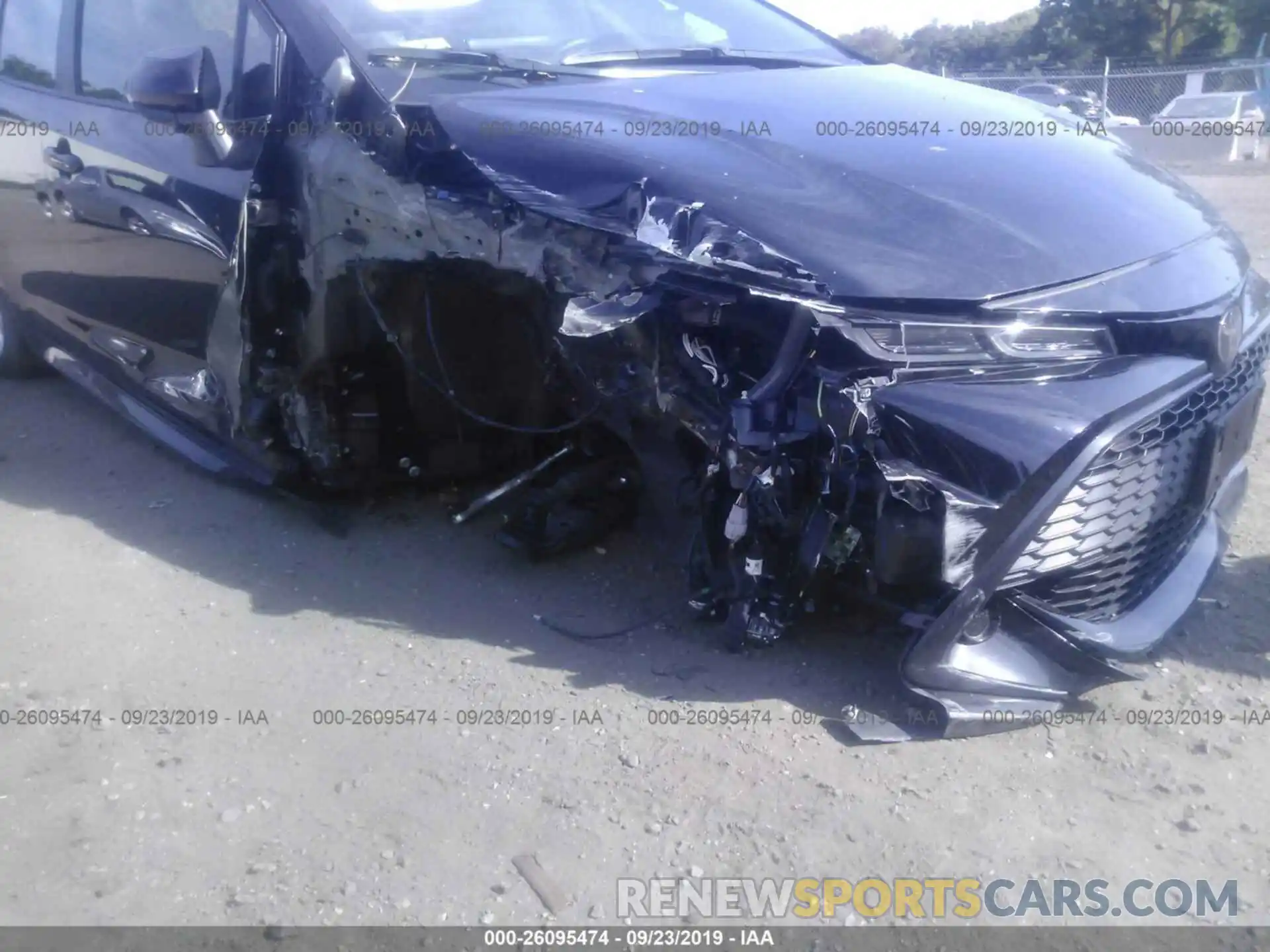 6 Photograph of a damaged car JTNK4RBE9K3034977 TOYOTA COROLLA 2019