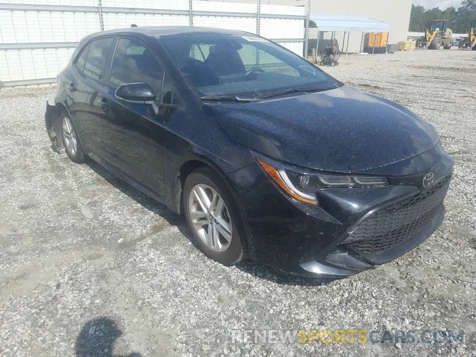 1 Photograph of a damaged car JTNK4RBE9K3036986 TOYOTA COROLLA 2019