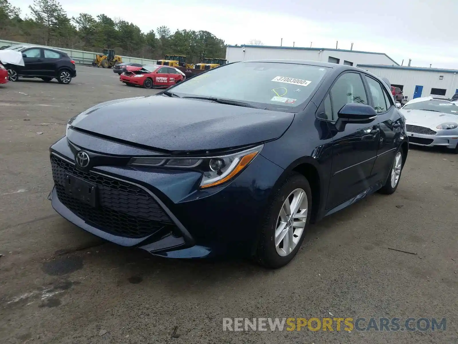 2 Photograph of a damaged car JTNK4RBE9K3038057 TOYOTA COROLLA 2019