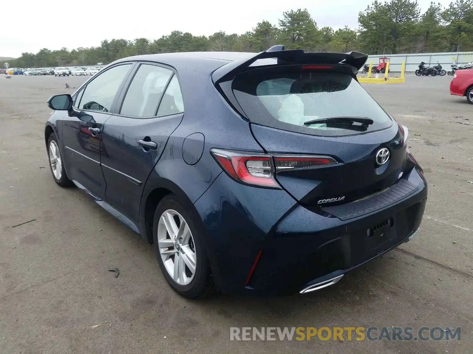 3 Photograph of a damaged car JTNK4RBE9K3038057 TOYOTA COROLLA 2019