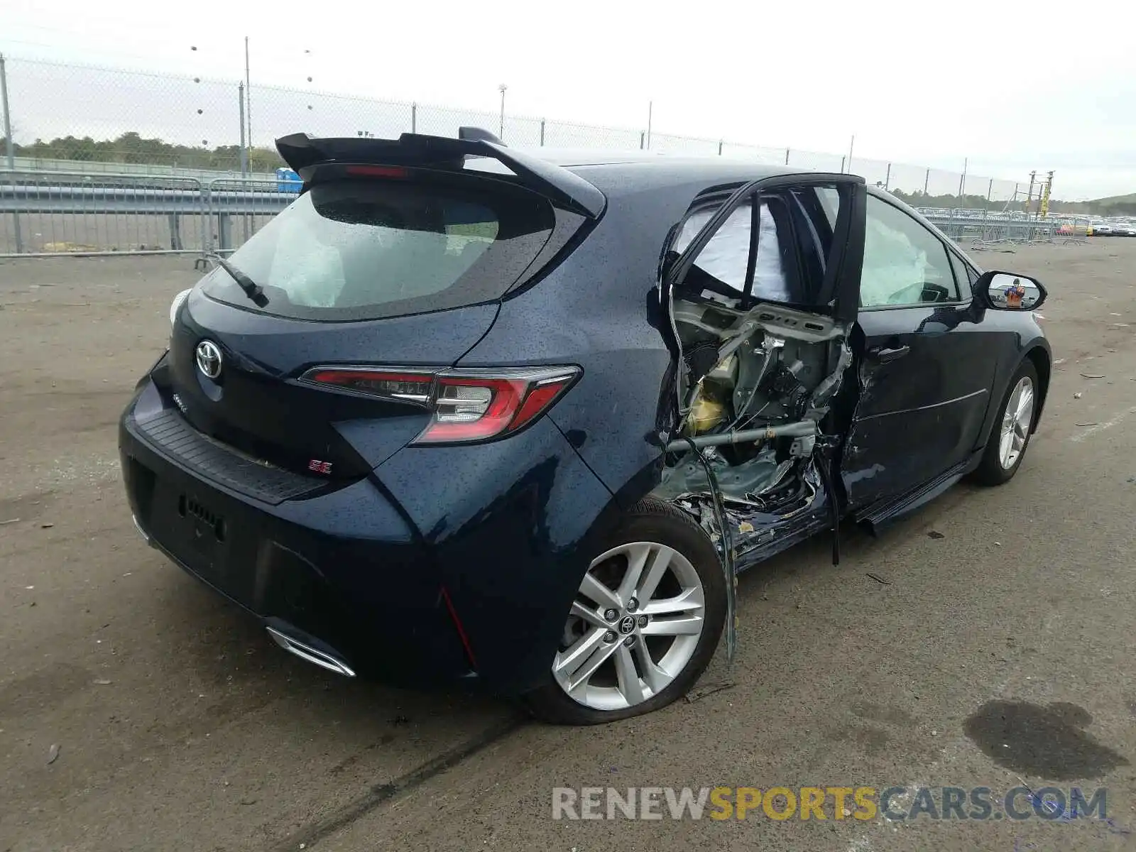 4 Photograph of a damaged car JTNK4RBE9K3038057 TOYOTA COROLLA 2019