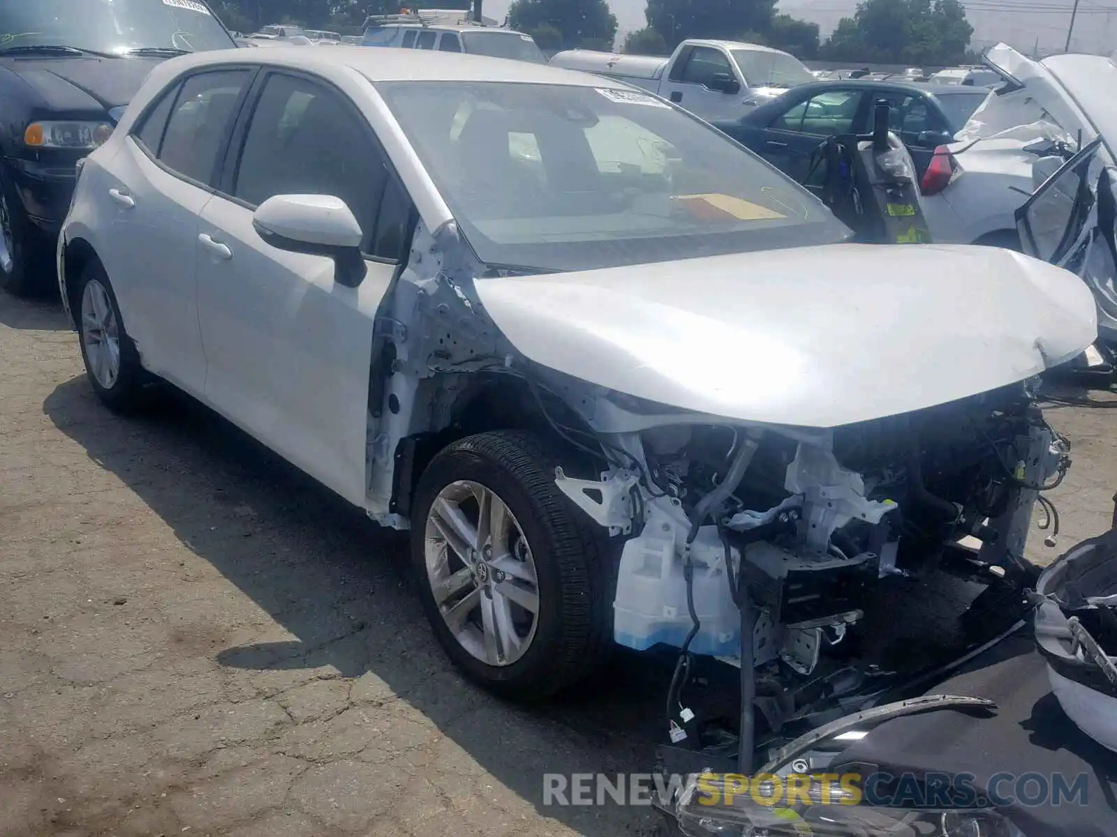 1 Photograph of a damaged car JTNK4RBE9K3039290 TOYOTA COROLLA 2019