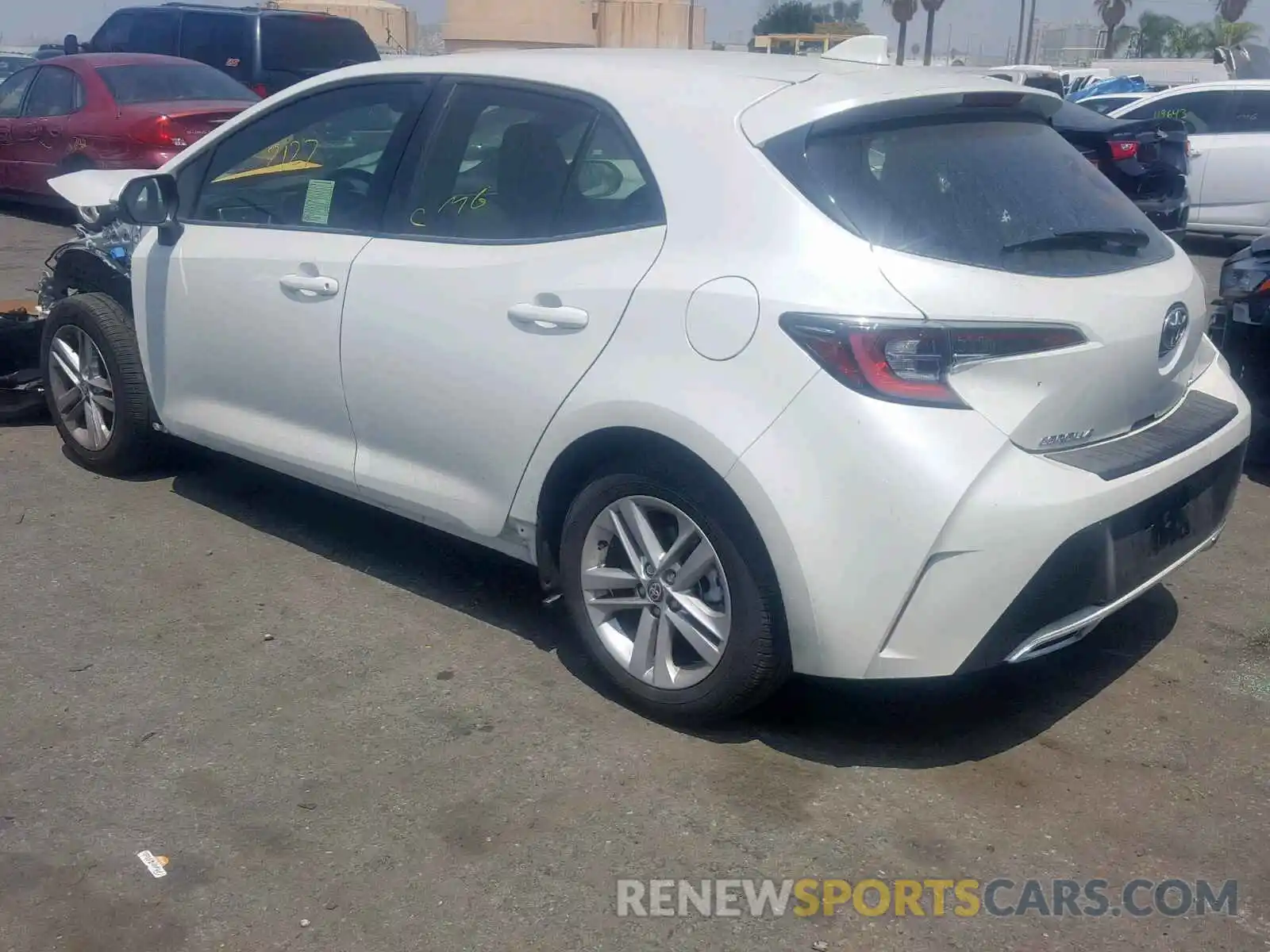 3 Photograph of a damaged car JTNK4RBE9K3039290 TOYOTA COROLLA 2019