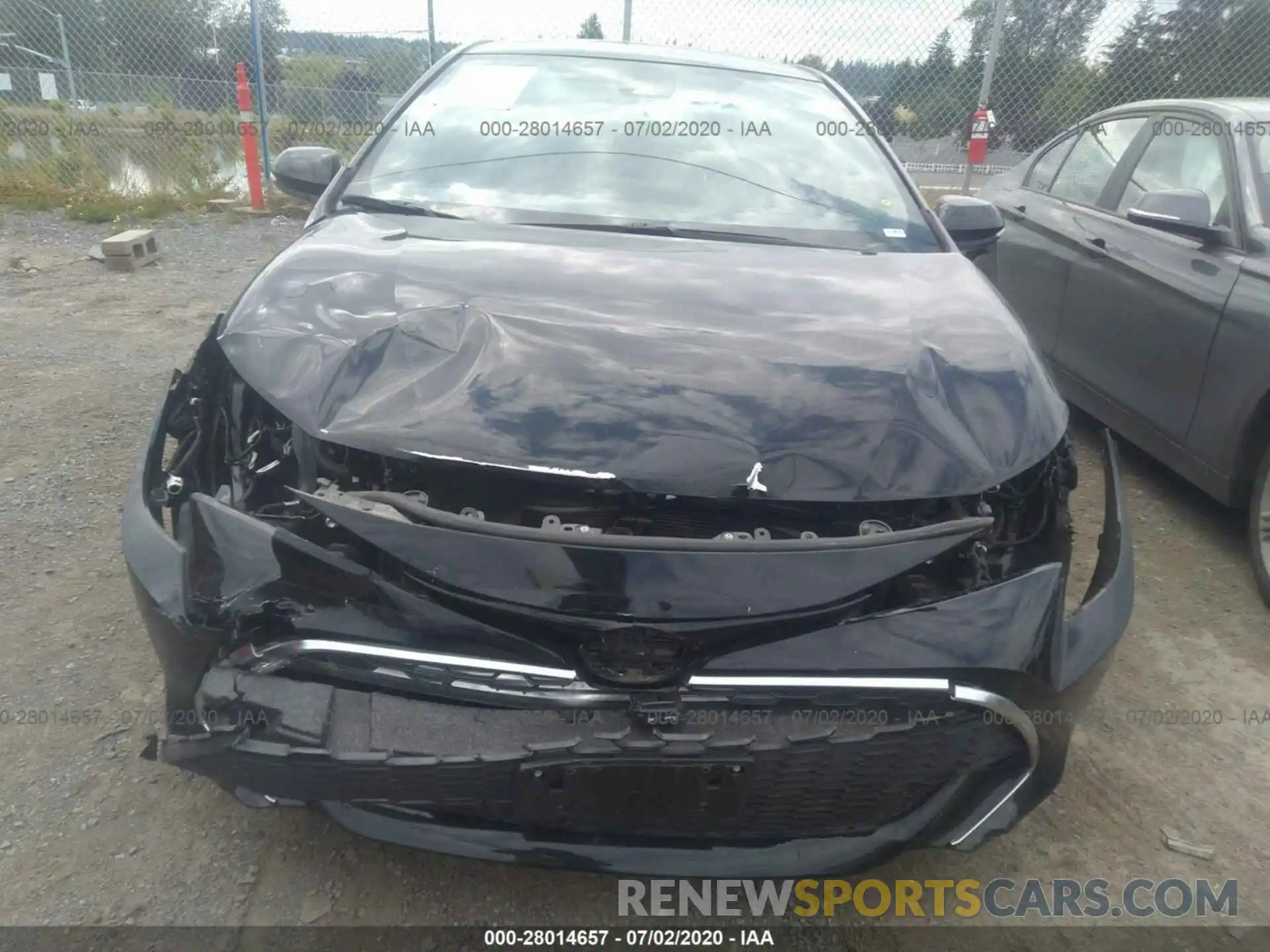 6 Photograph of a damaged car JTNK4RBE9K3039662 TOYOTA COROLLA 2019