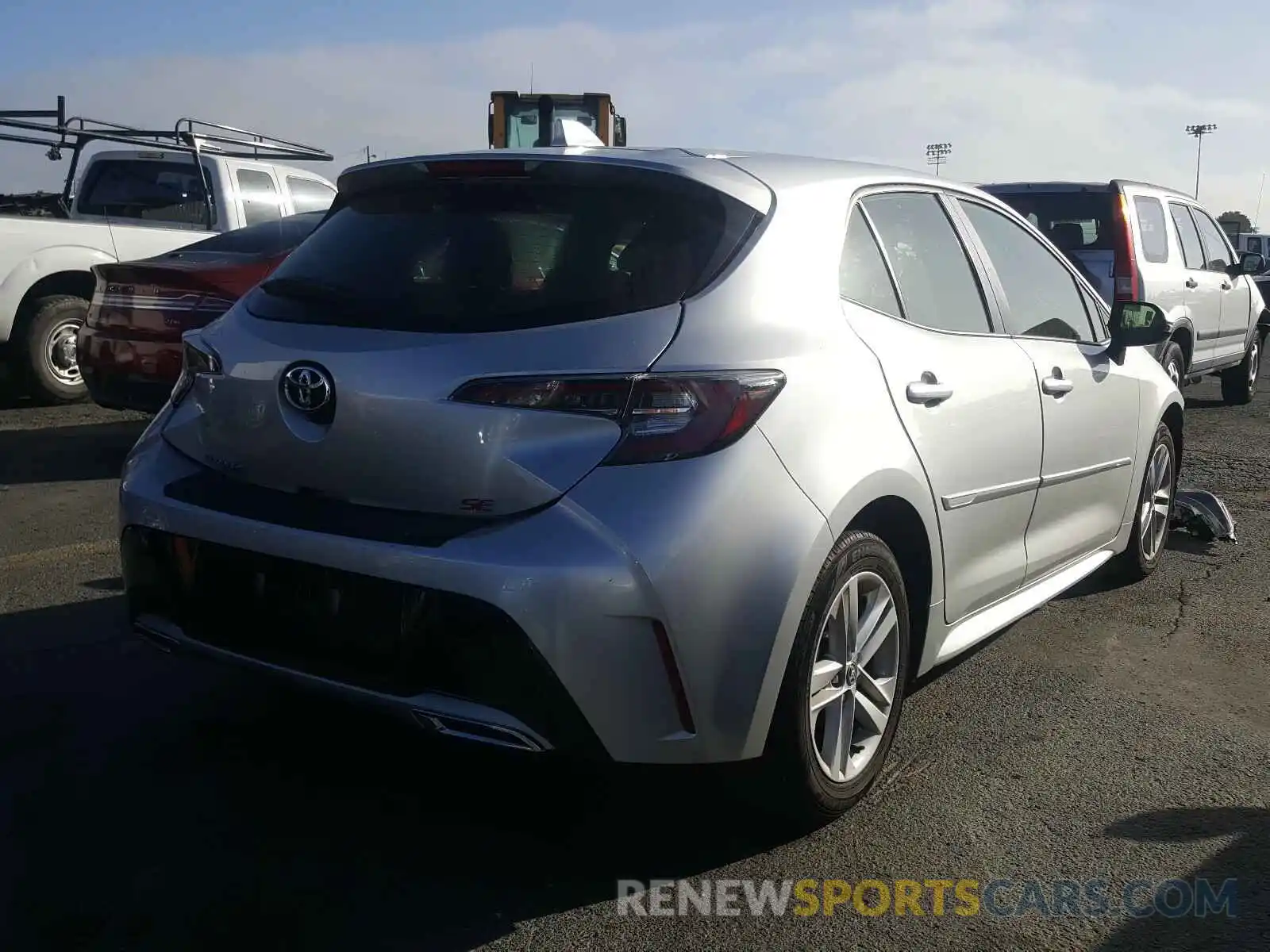 4 Photograph of a damaged car JTNK4RBE9K3041203 TOYOTA COROLLA 2019