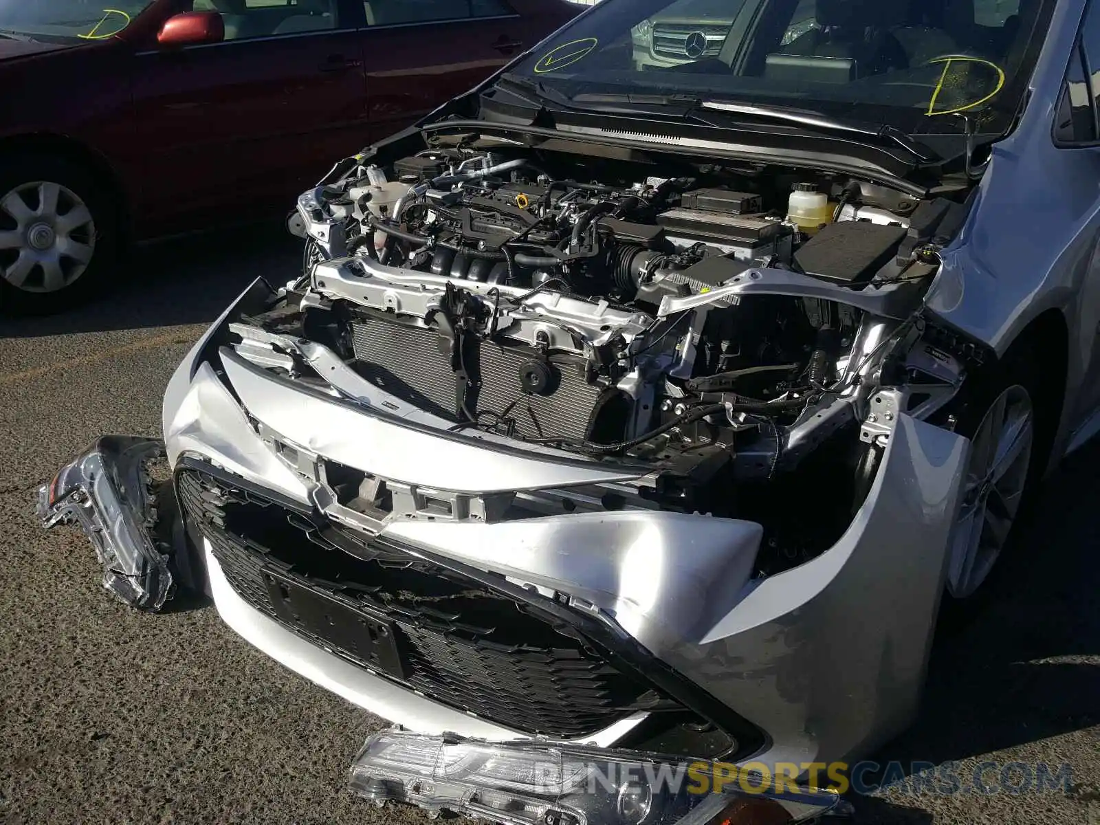 9 Photograph of a damaged car JTNK4RBE9K3041203 TOYOTA COROLLA 2019