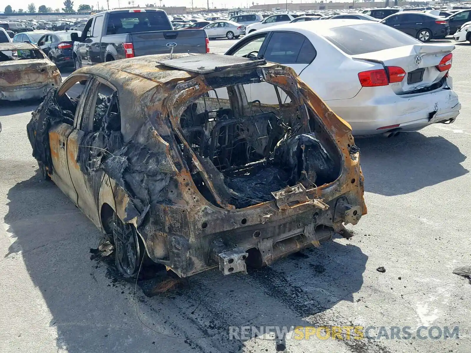 3 Photograph of a damaged car JTNK4RBE9K3042741 TOYOTA COROLLA 2019