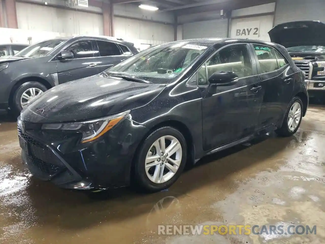 1 Photograph of a damaged car JTNK4RBE9K3043419 TOYOTA COROLLA 2019