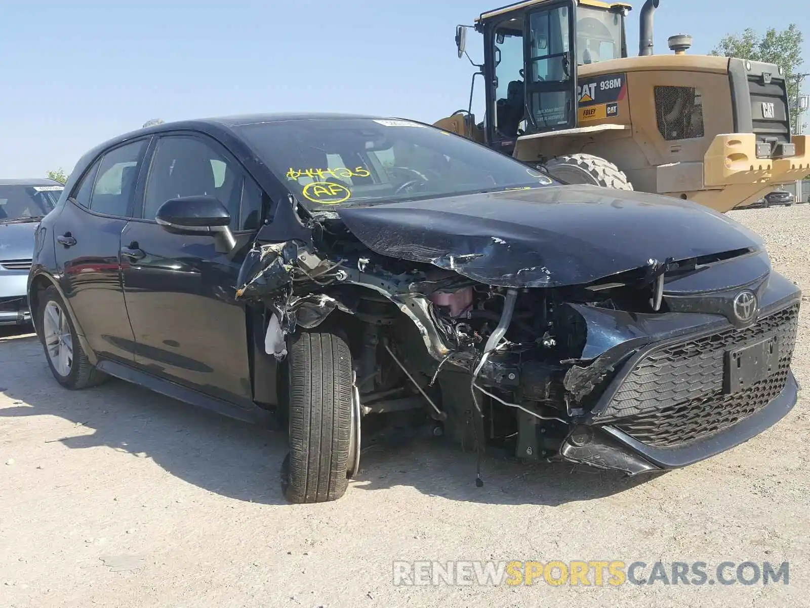 1 Photograph of a damaged car JTNK4RBE9K3044425 TOYOTA COROLLA 2019