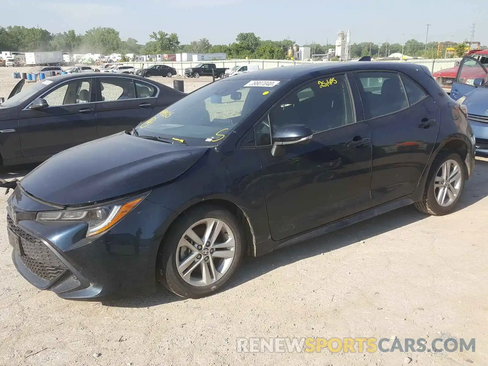 2 Photograph of a damaged car JTNK4RBE9K3044425 TOYOTA COROLLA 2019