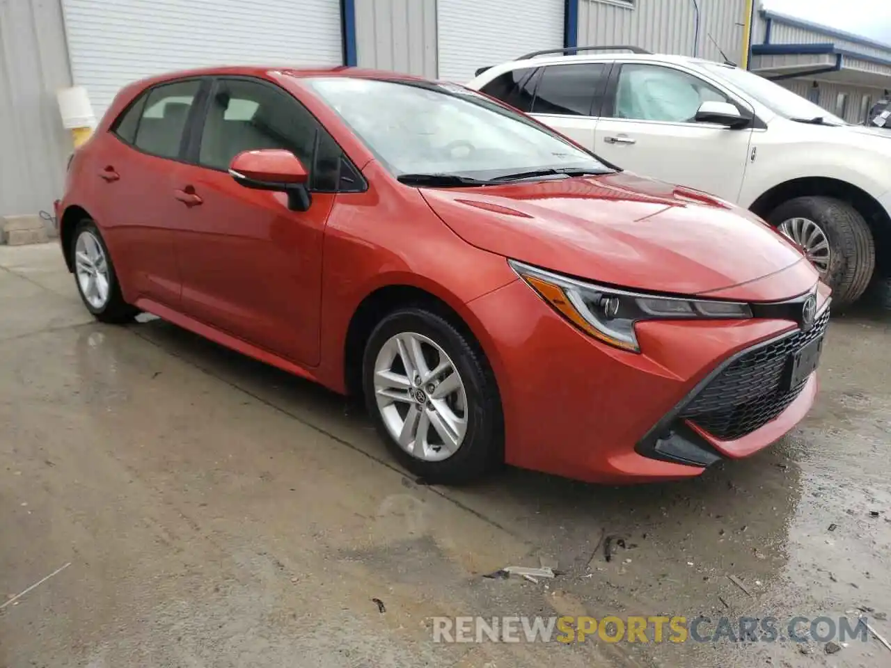 1 Photograph of a damaged car JTNK4RBE9K3045302 TOYOTA COROLLA 2019