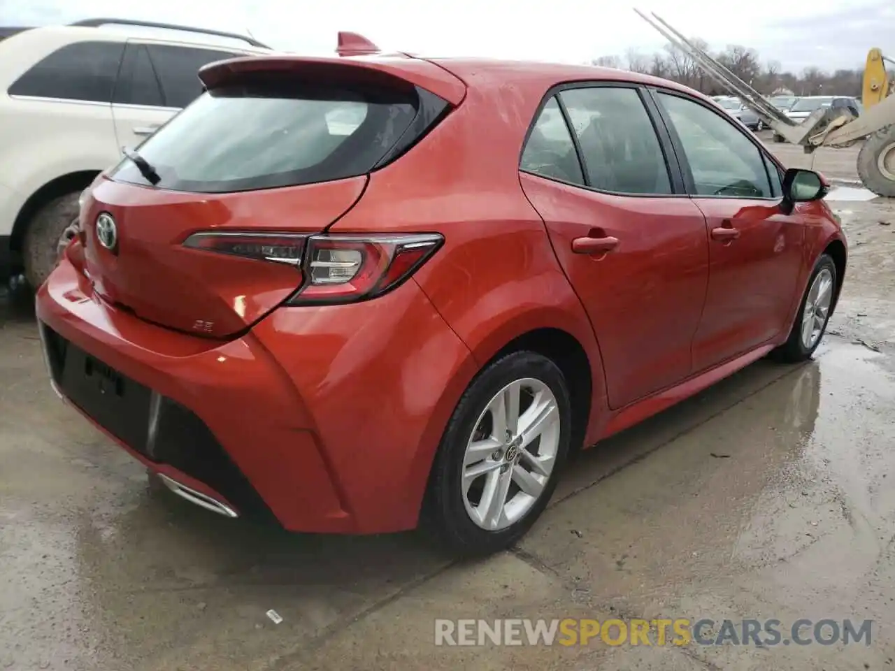 4 Photograph of a damaged car JTNK4RBE9K3045302 TOYOTA COROLLA 2019