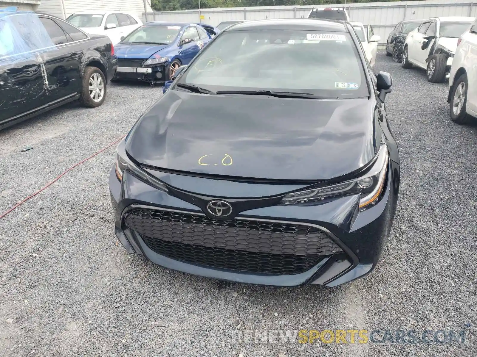 7 Photograph of a damaged car JTNK4RBE9K3045770 TOYOTA COROLLA 2019