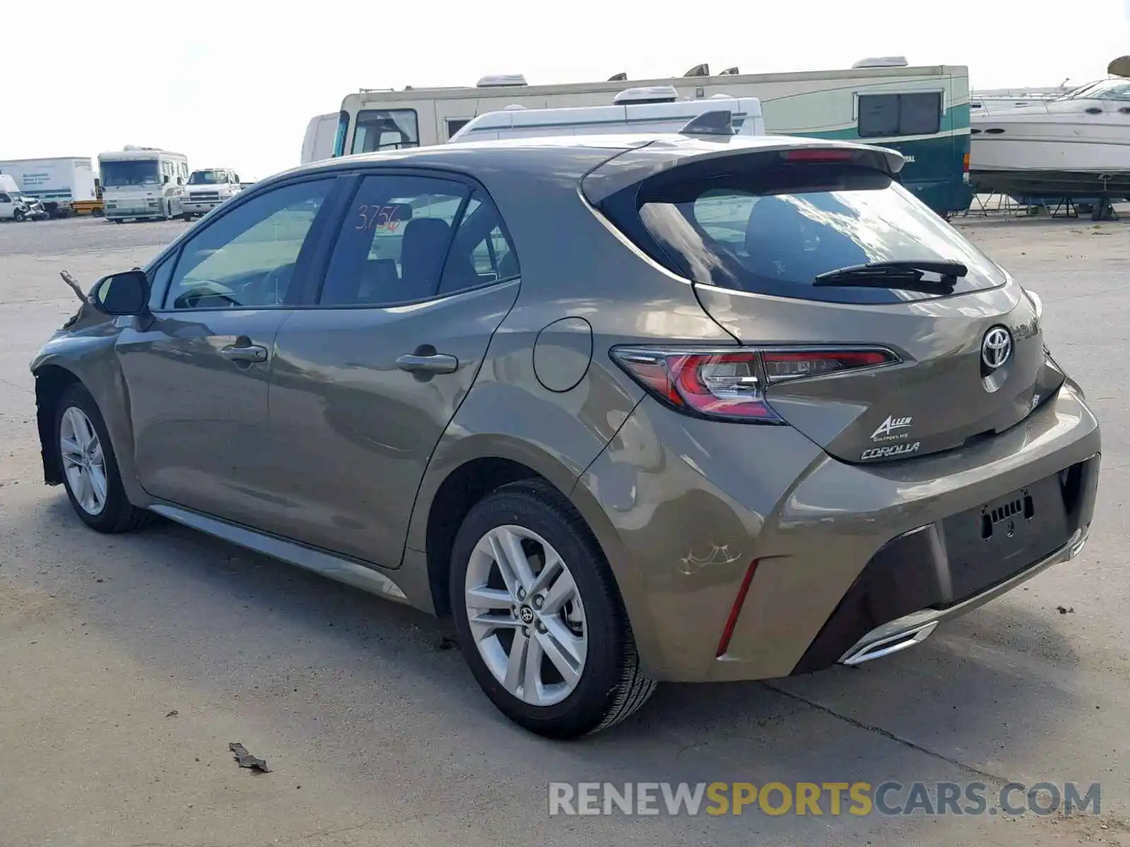 3 Photograph of a damaged car JTNK4RBE9K3045865 TOYOTA COROLLA 2019