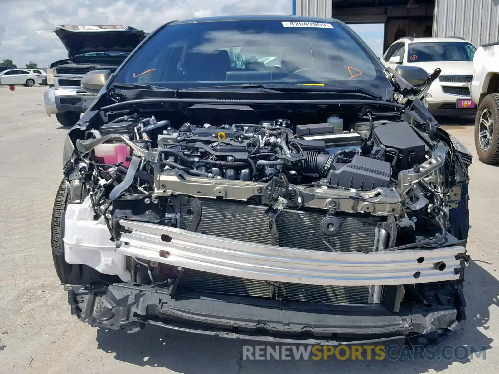 9 Photograph of a damaged car JTNK4RBE9K3045865 TOYOTA COROLLA 2019