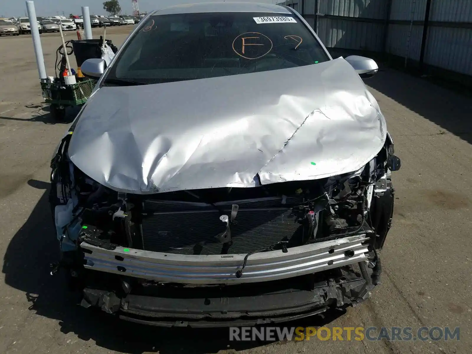 9 Photograph of a damaged car JTNK4RBE9K3045994 TOYOTA COROLLA 2019