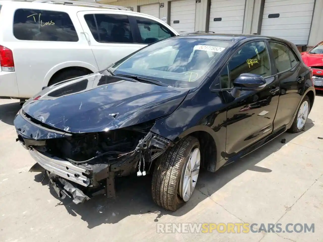 2 Photograph of a damaged car JTNK4RBE9K3046238 TOYOTA COROLLA 2019