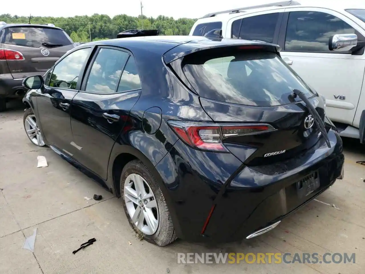 3 Photograph of a damaged car JTNK4RBE9K3046238 TOYOTA COROLLA 2019