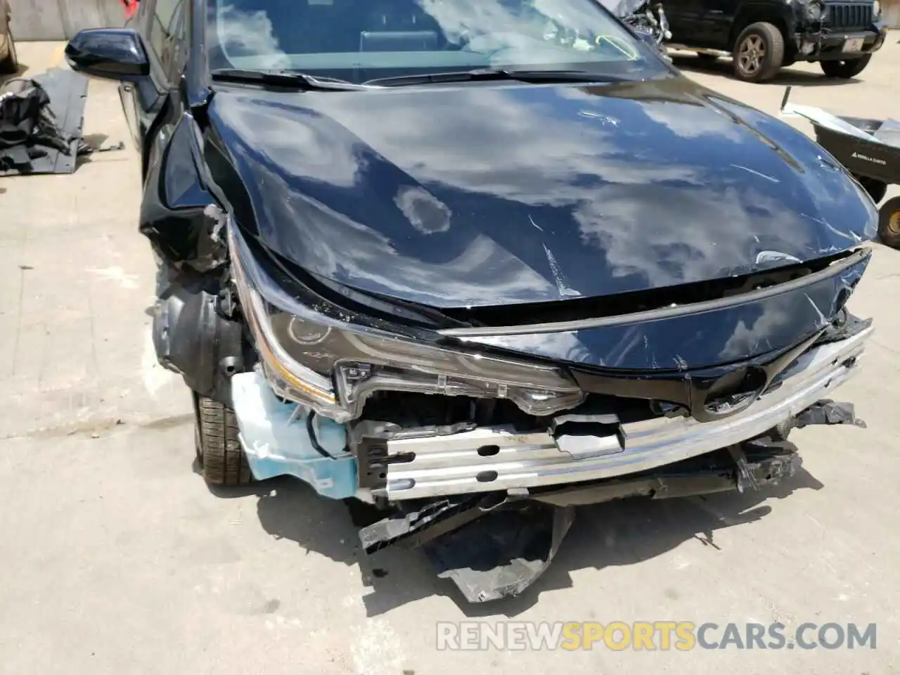 9 Photograph of a damaged car JTNK4RBE9K3046238 TOYOTA COROLLA 2019