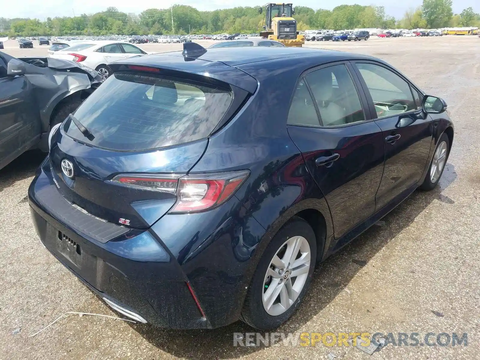 4 Photograph of a damaged car JTNK4RBE9K3047826 TOYOTA COROLLA 2019