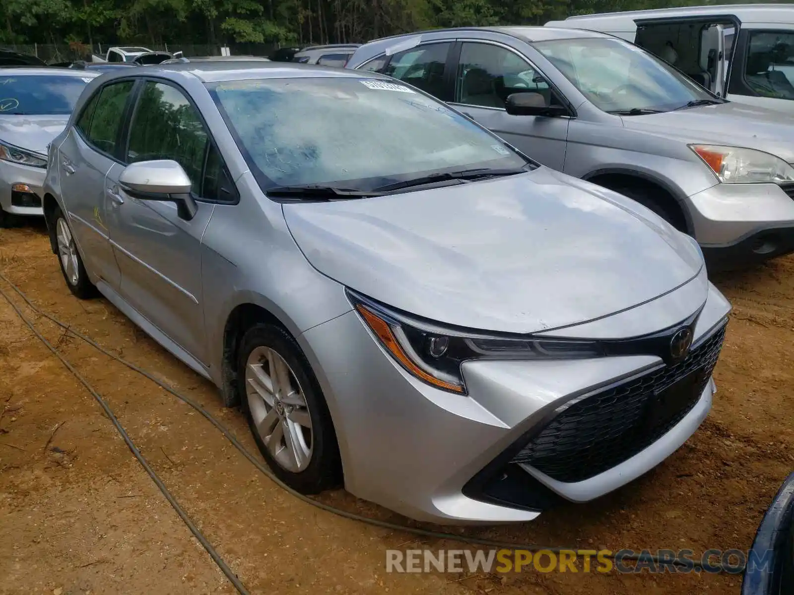 1 Photograph of a damaged car JTNK4RBE9K3048264 TOYOTA COROLLA 2019