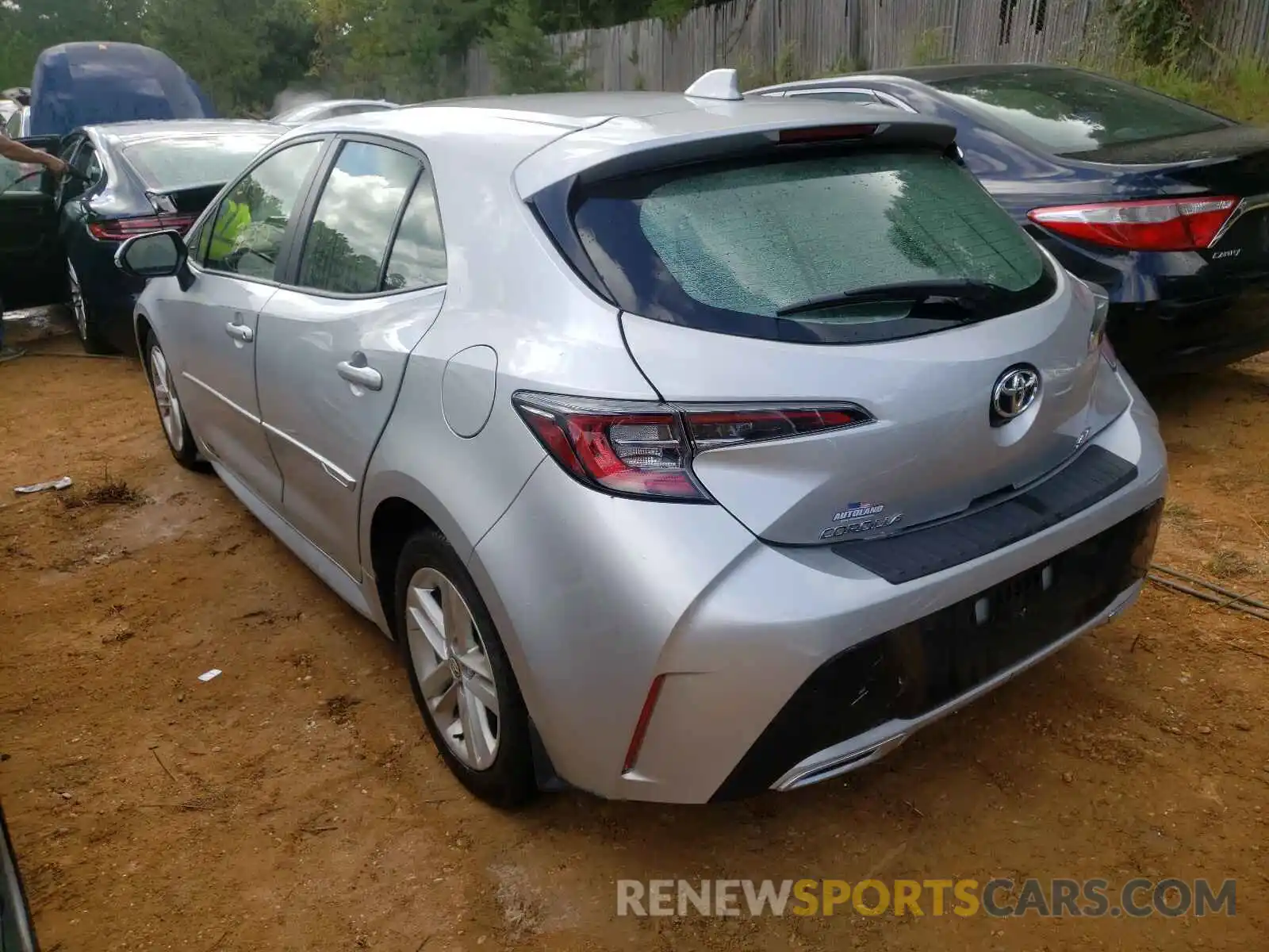 3 Photograph of a damaged car JTNK4RBE9K3048264 TOYOTA COROLLA 2019