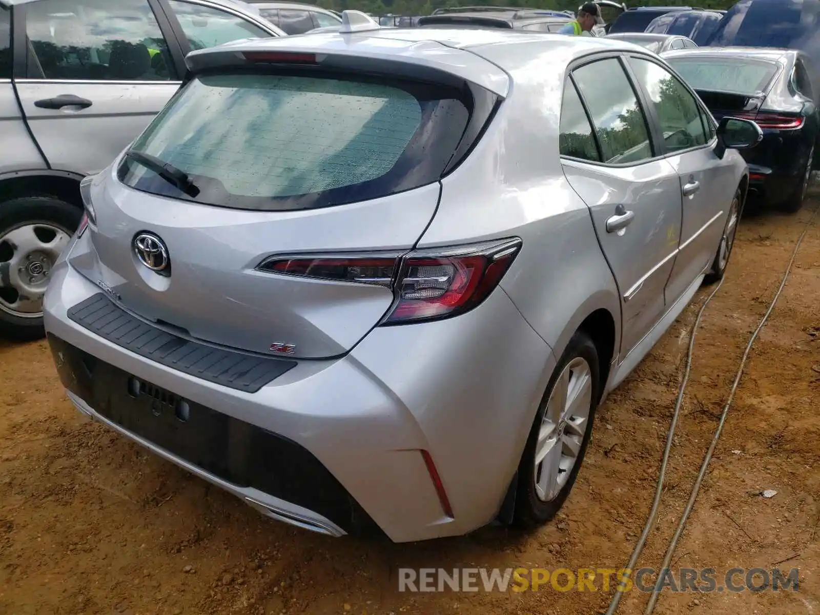 4 Photograph of a damaged car JTNK4RBE9K3048264 TOYOTA COROLLA 2019