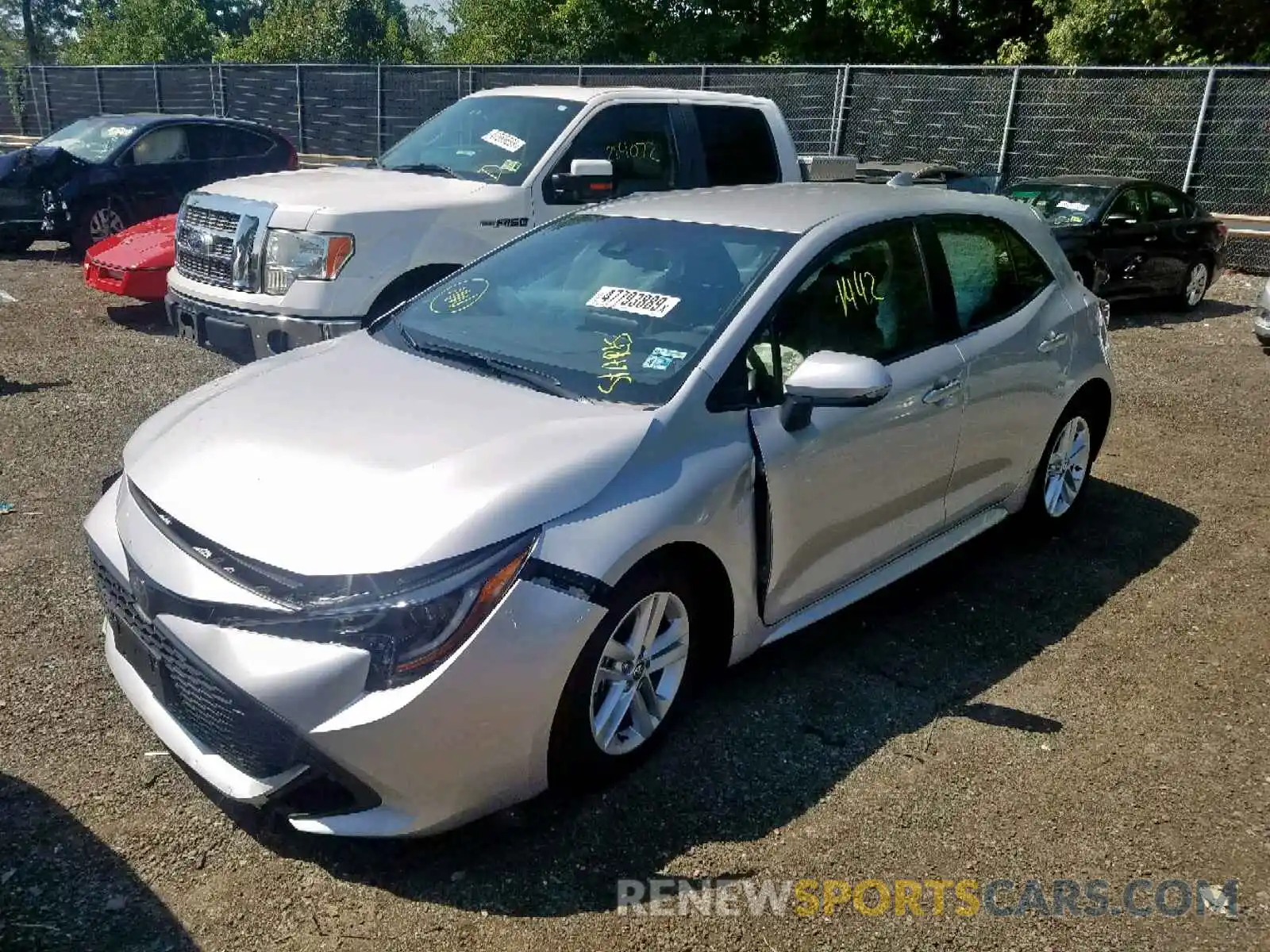 2 Photograph of a damaged car JTNK4RBE9K3050564 TOYOTA COROLLA 2019