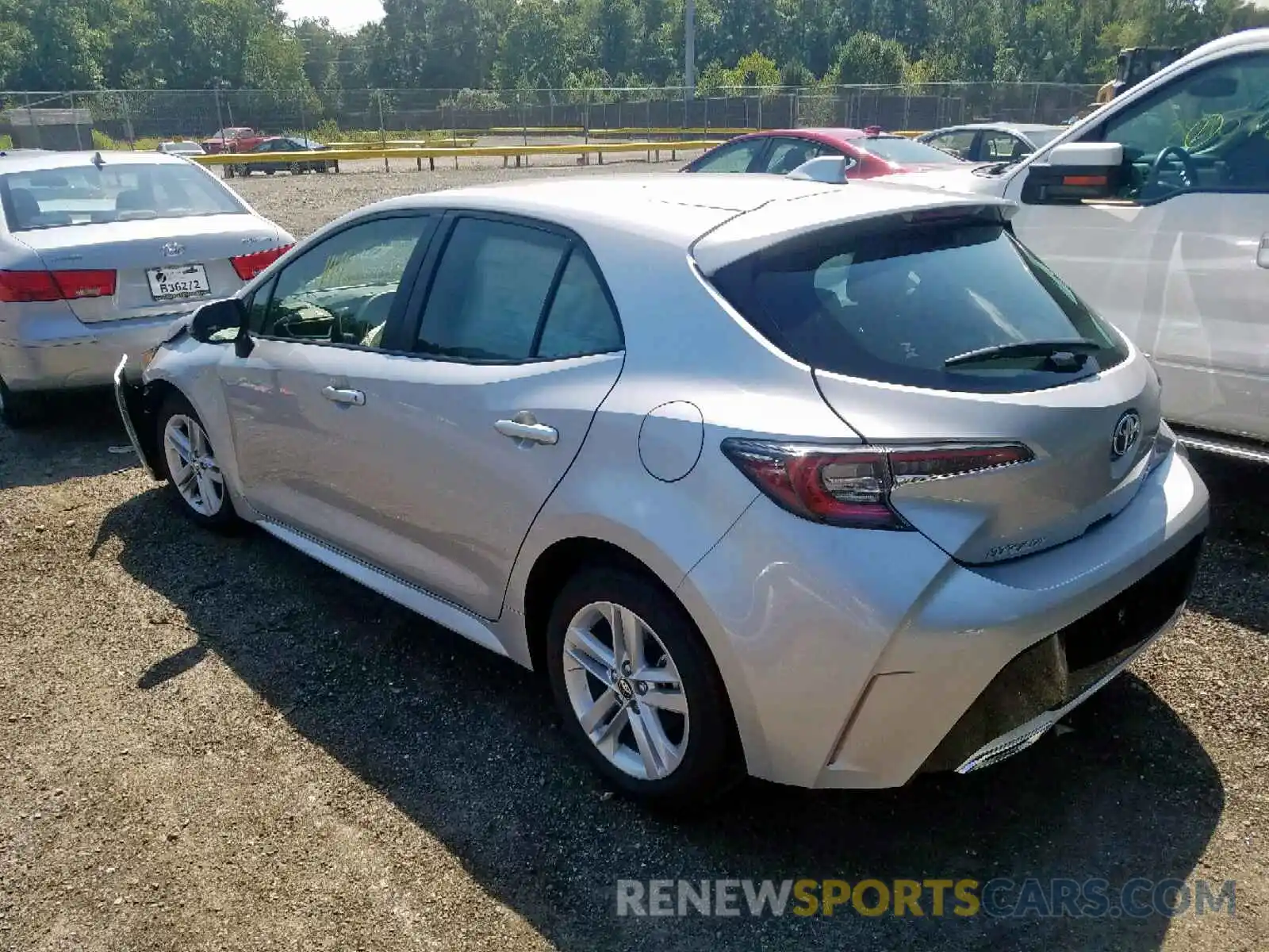 3 Photograph of a damaged car JTNK4RBE9K3050564 TOYOTA COROLLA 2019