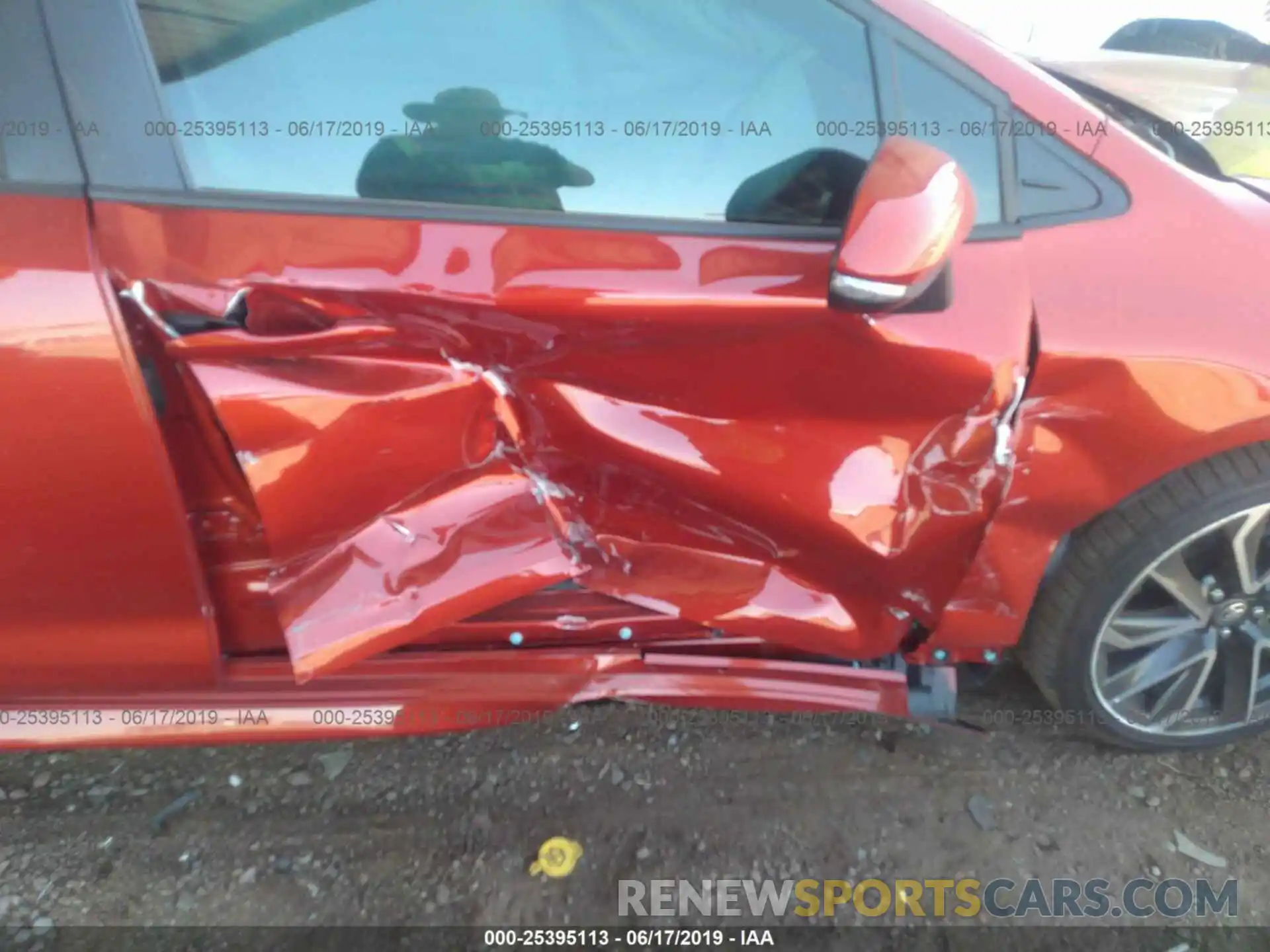 6 Photograph of a damaged car JTNK4RBE9K3051875 TOYOTA COROLLA 2019