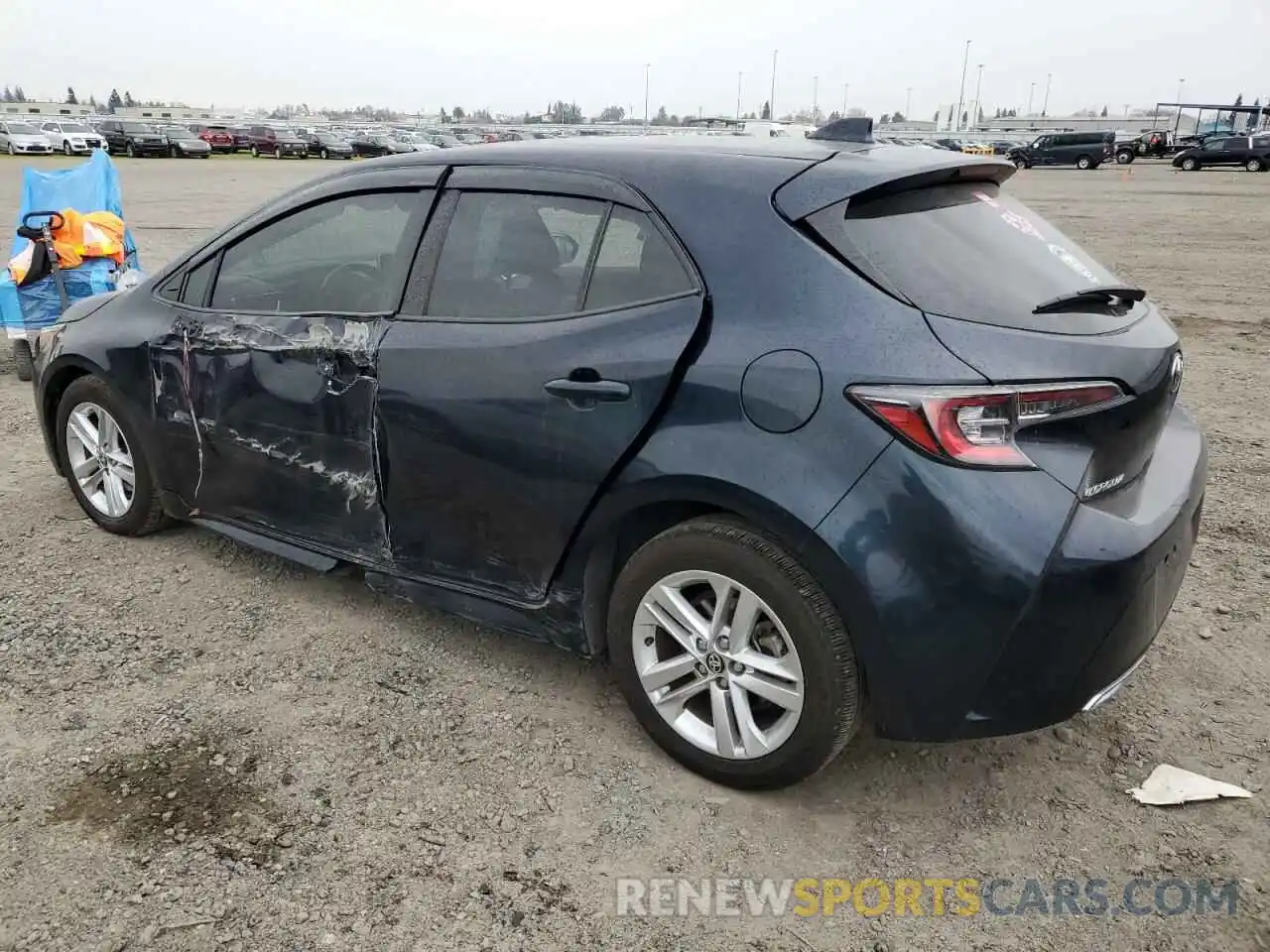 2 Photograph of a damaged car JTNK4RBE9K3052038 TOYOTA COROLLA 2019