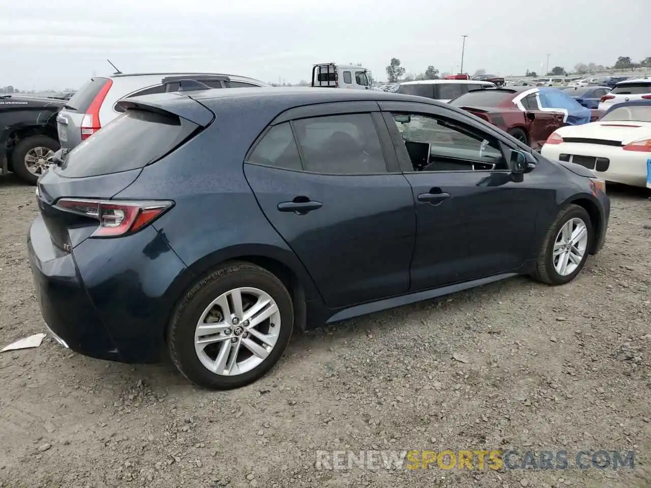 3 Photograph of a damaged car JTNK4RBE9K3052038 TOYOTA COROLLA 2019