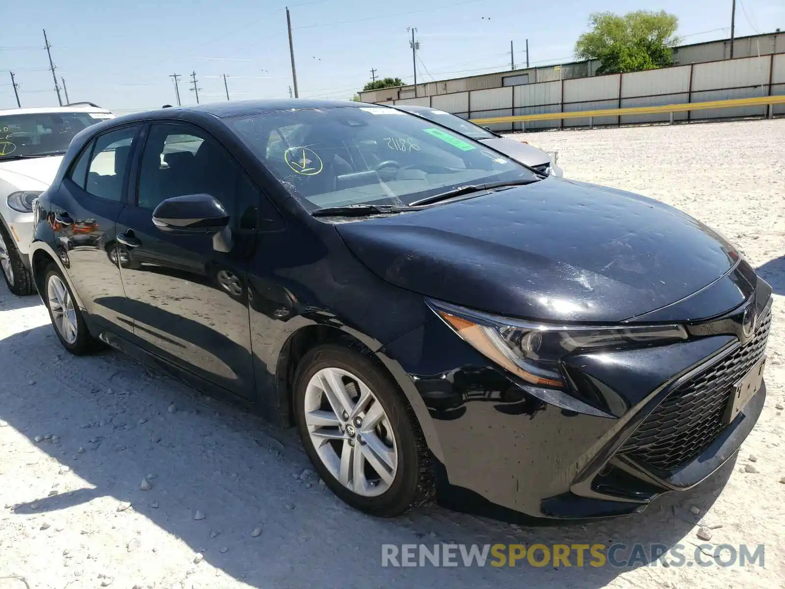 1 Photograph of a damaged car JTNK4RBE9K3052427 TOYOTA COROLLA 2019