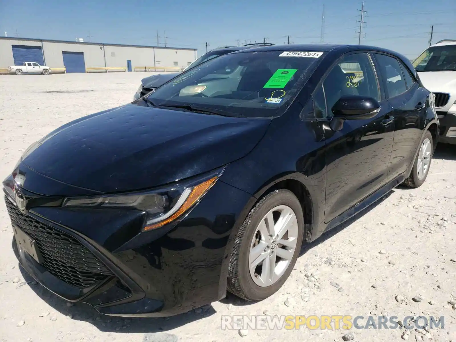 2 Photograph of a damaged car JTNK4RBE9K3052427 TOYOTA COROLLA 2019