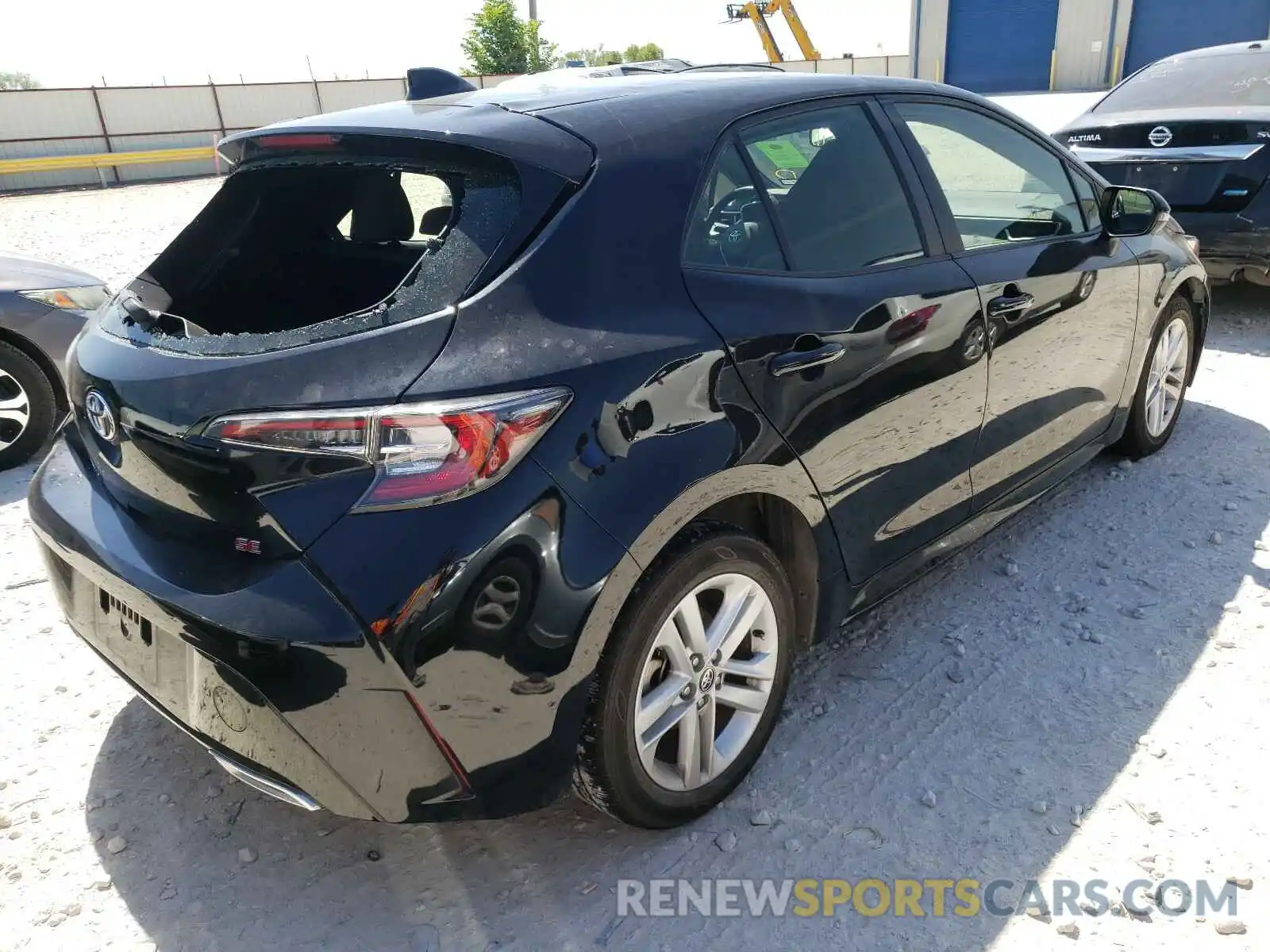 4 Photograph of a damaged car JTNK4RBE9K3052427 TOYOTA COROLLA 2019