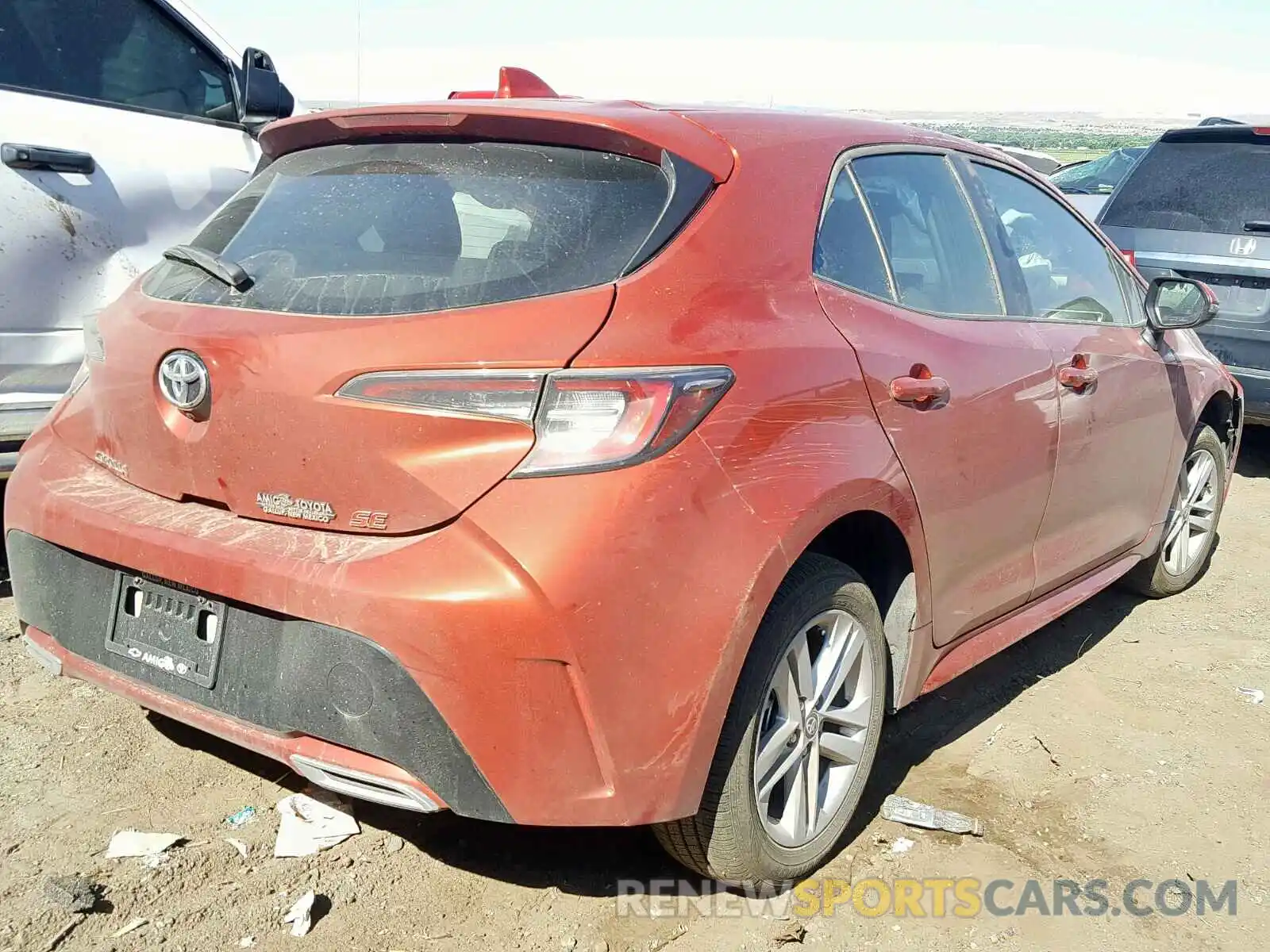 4 Photograph of a damaged car JTNK4RBE9K3055280 TOYOTA COROLLA 2019