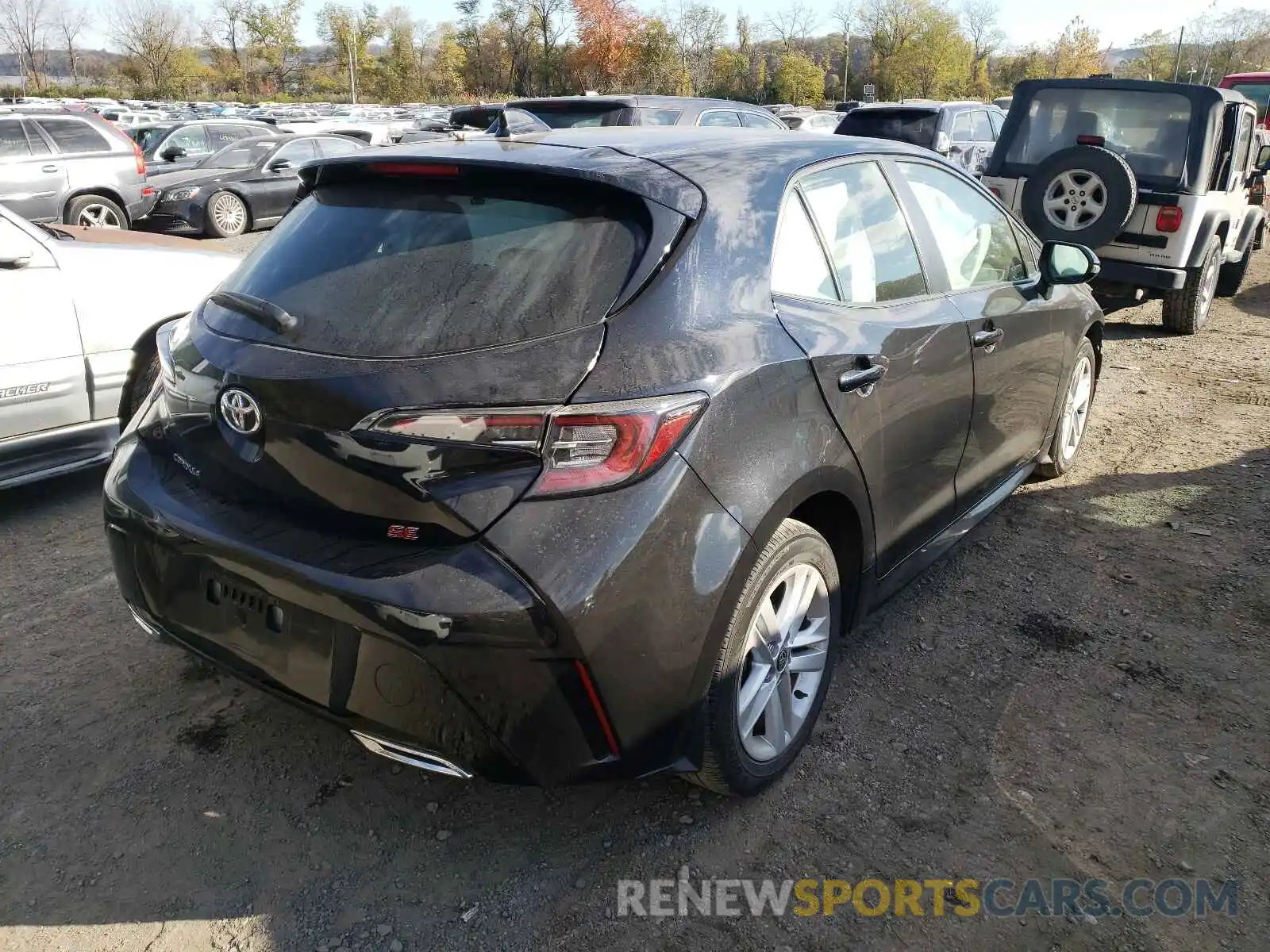 4 Photograph of a damaged car JTNK4RBE9K3061449 TOYOTA COROLLA 2019