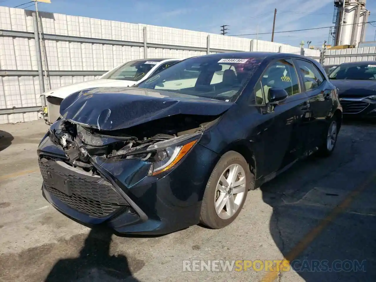 2 Photograph of a damaged car JTNK4RBE9K3061600 TOYOTA COROLLA 2019