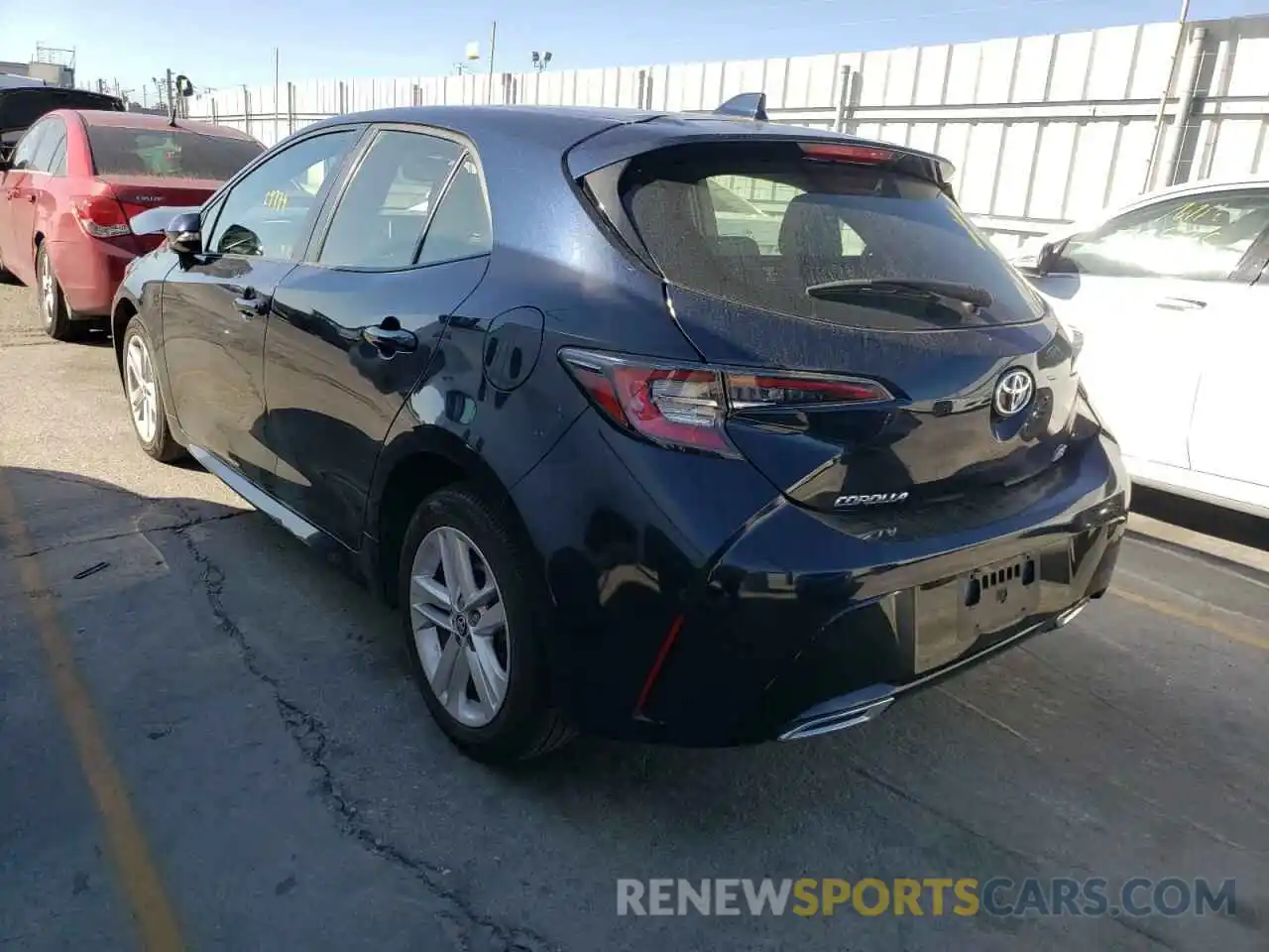 3 Photograph of a damaged car JTNK4RBE9K3061600 TOYOTA COROLLA 2019