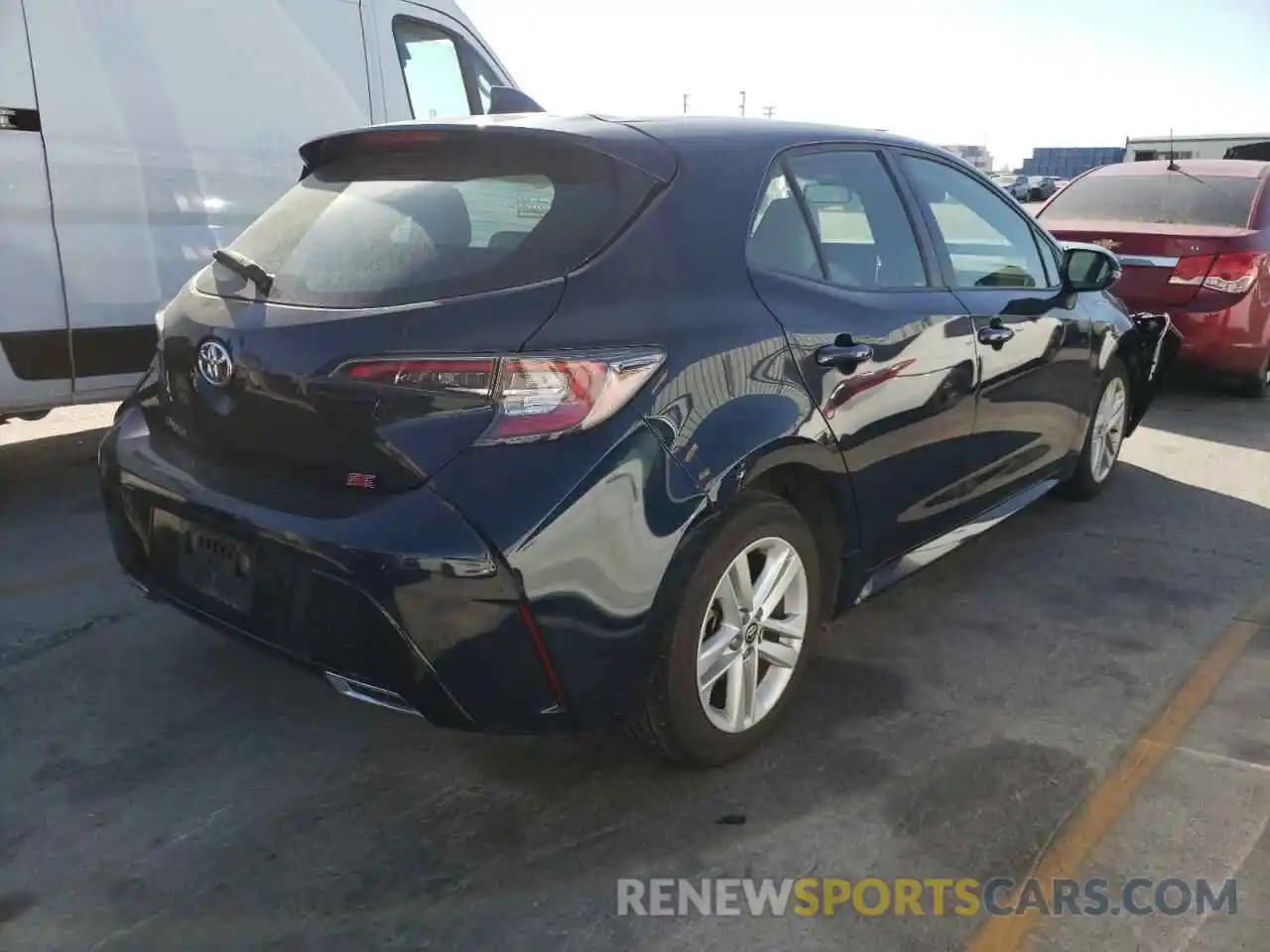 4 Photograph of a damaged car JTNK4RBE9K3061600 TOYOTA COROLLA 2019