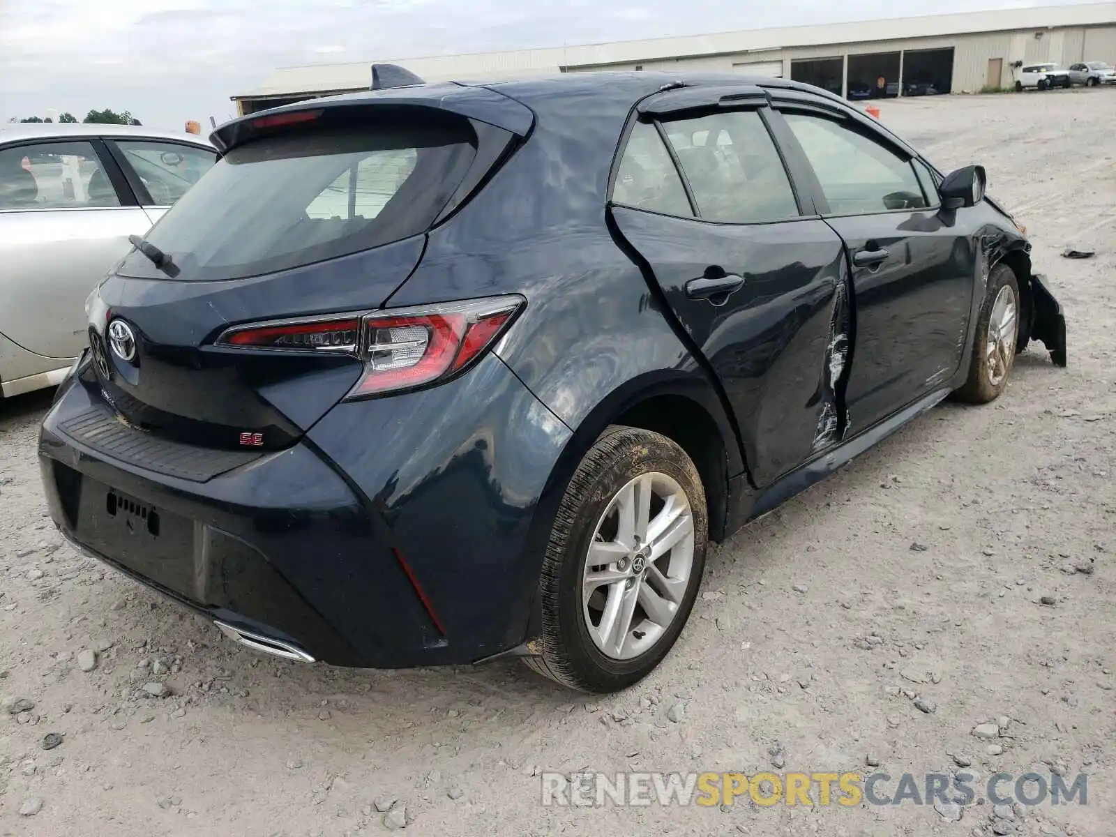 4 Photograph of a damaged car JTNK4RBE9K3062634 TOYOTA COROLLA 2019