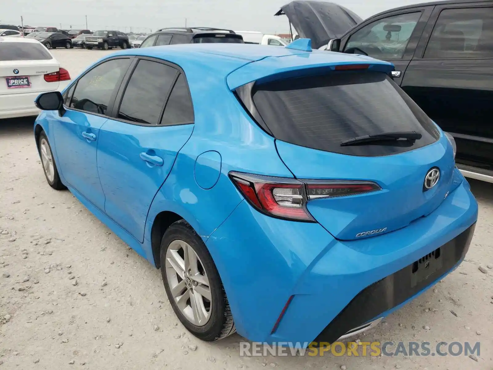 3 Photograph of a damaged car JTNK4RBE9K3062732 TOYOTA COROLLA 2019