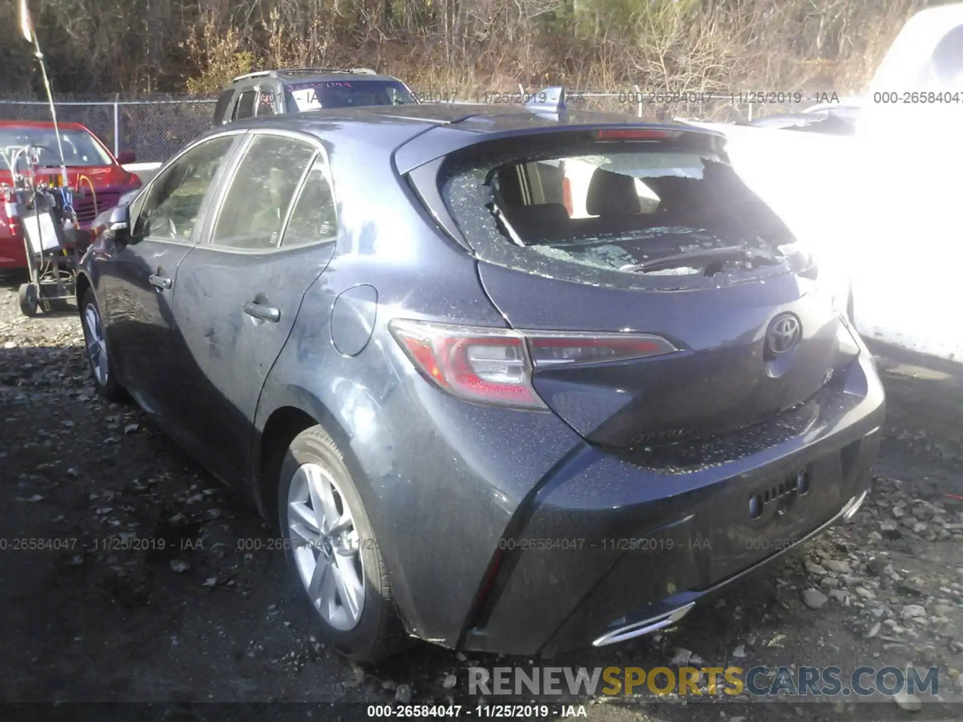 3 Photograph of a damaged car JTNK4RBE9K3064402 TOYOTA COROLLA 2019