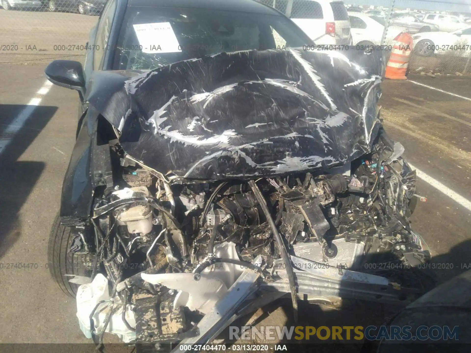 6 Photograph of a damaged car JTNK4RBE9K3068417 TOYOTA COROLLA 2019