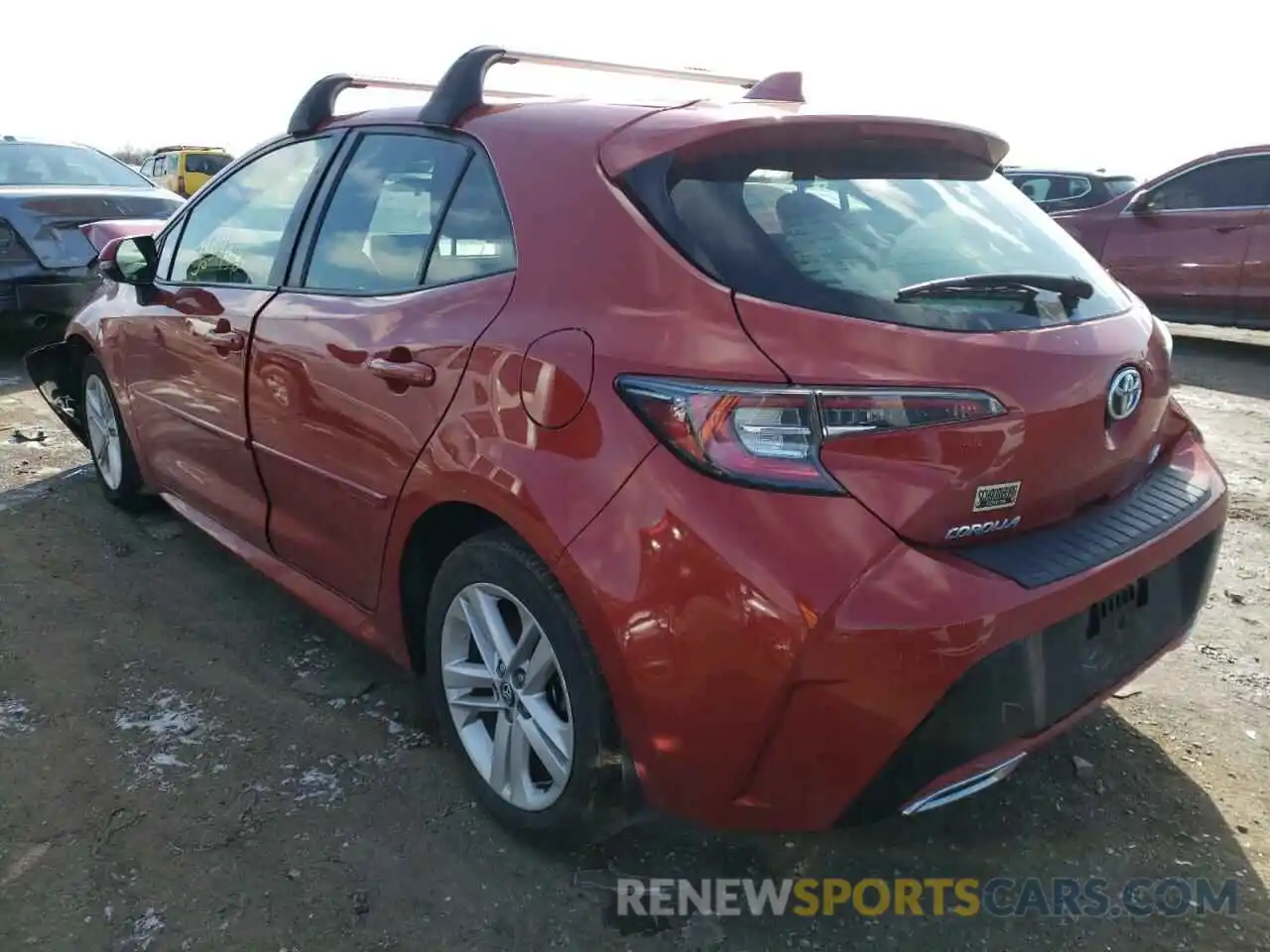 3 Photograph of a damaged car JTNK4RBE9K3068532 TOYOTA COROLLA 2019